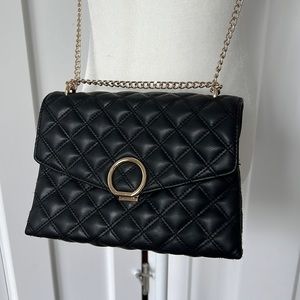 Black Quilted Purse